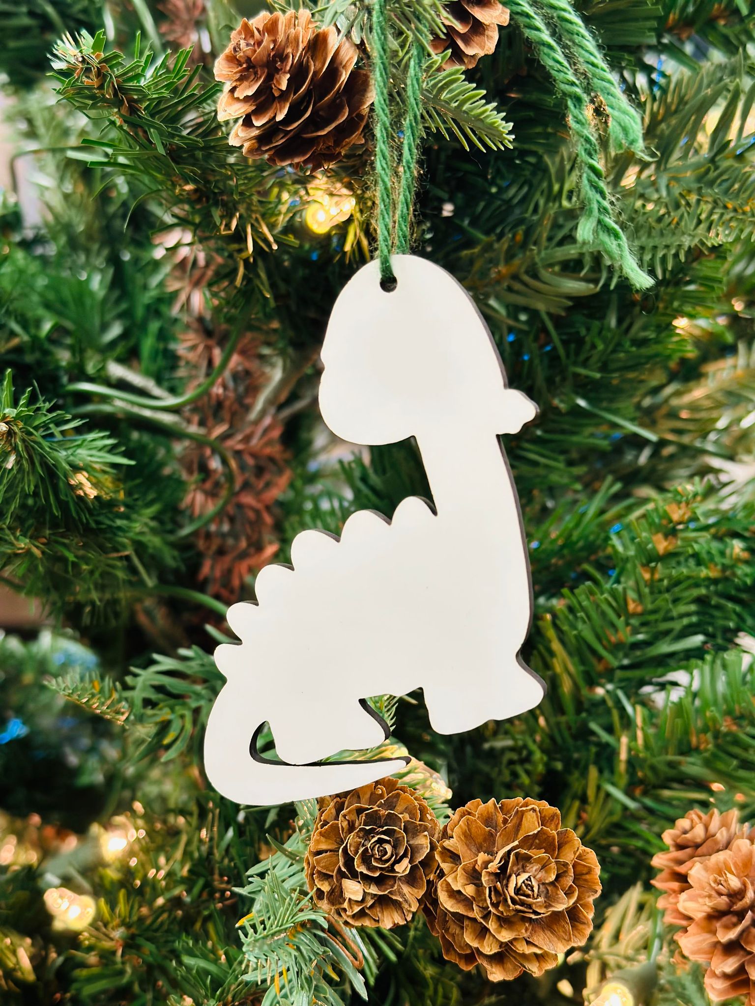 Santa Dino Ornament MM