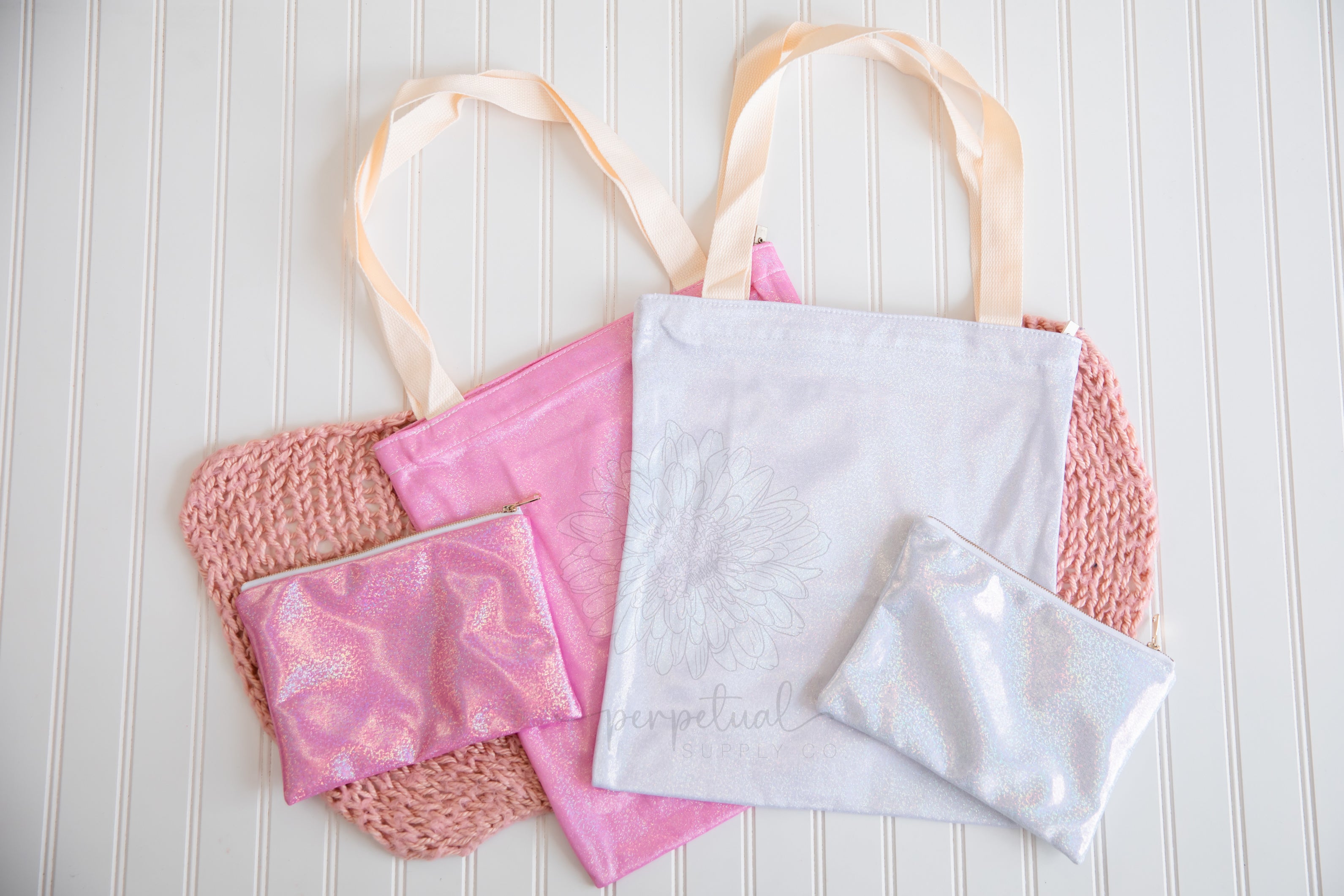 Shimmer Tote Bags