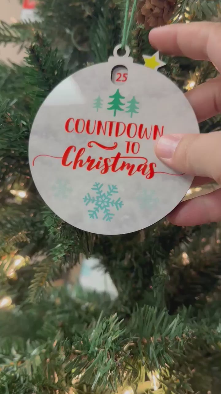 Christmas Countdown Ornament