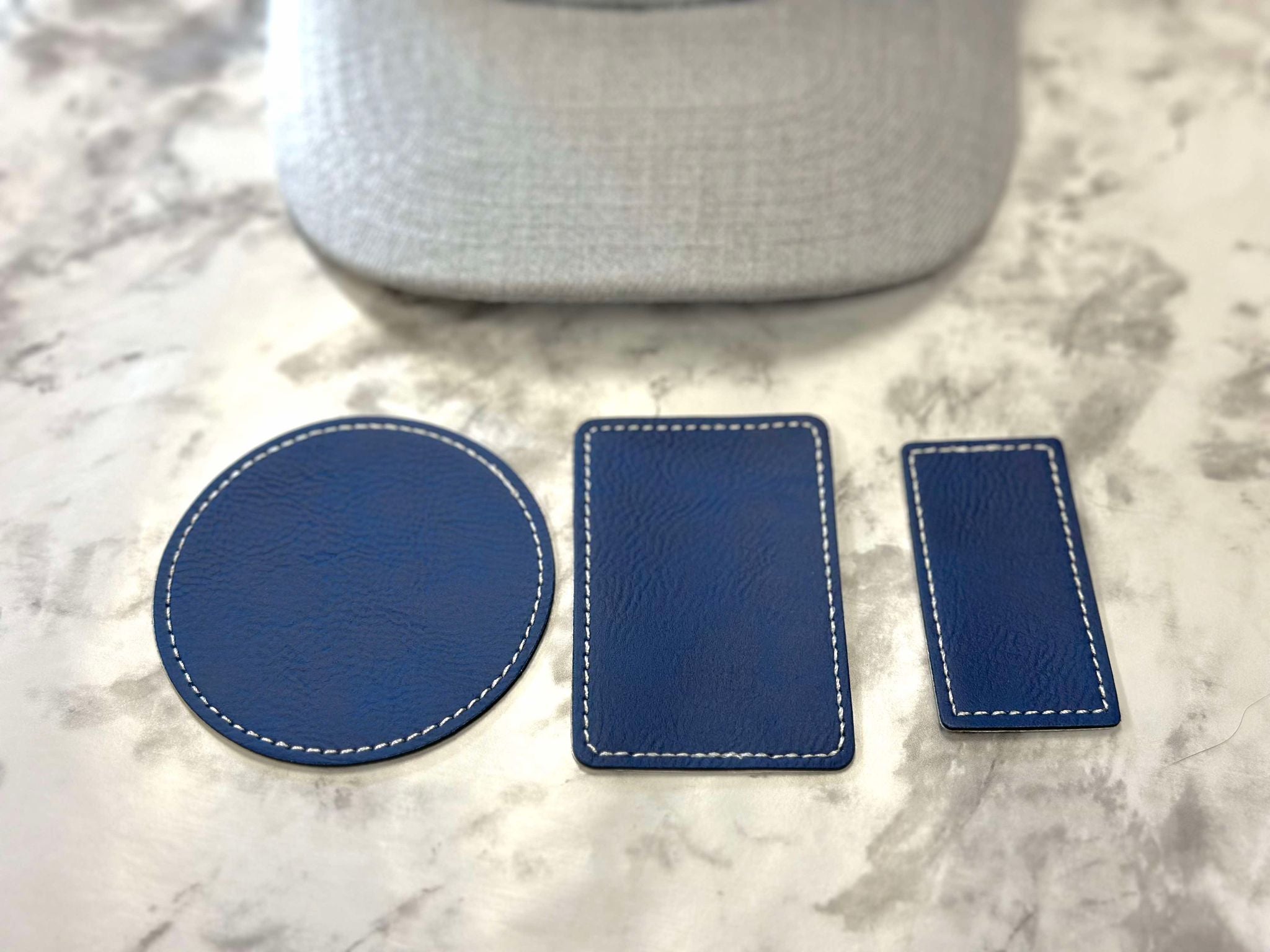 Leatherette Hat Patches