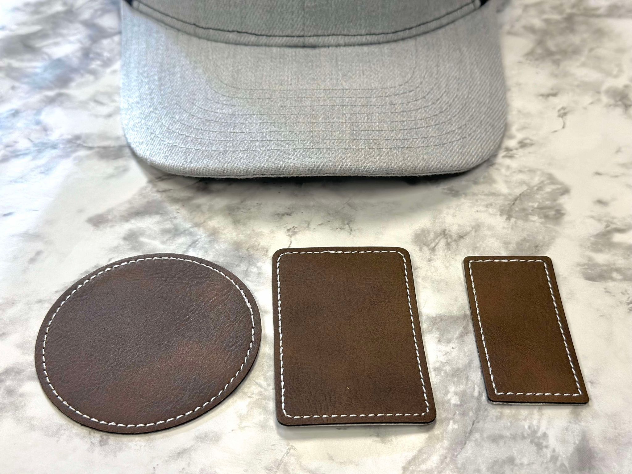 Leatherette Hat Patches