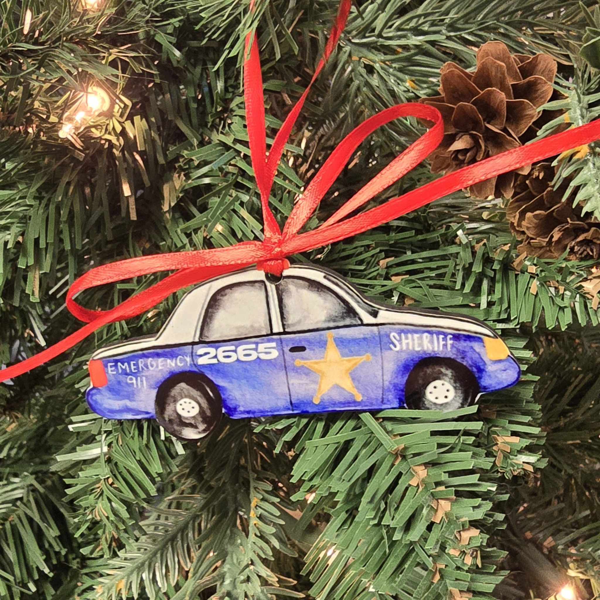 Emergency Vehicle Ornaments MM